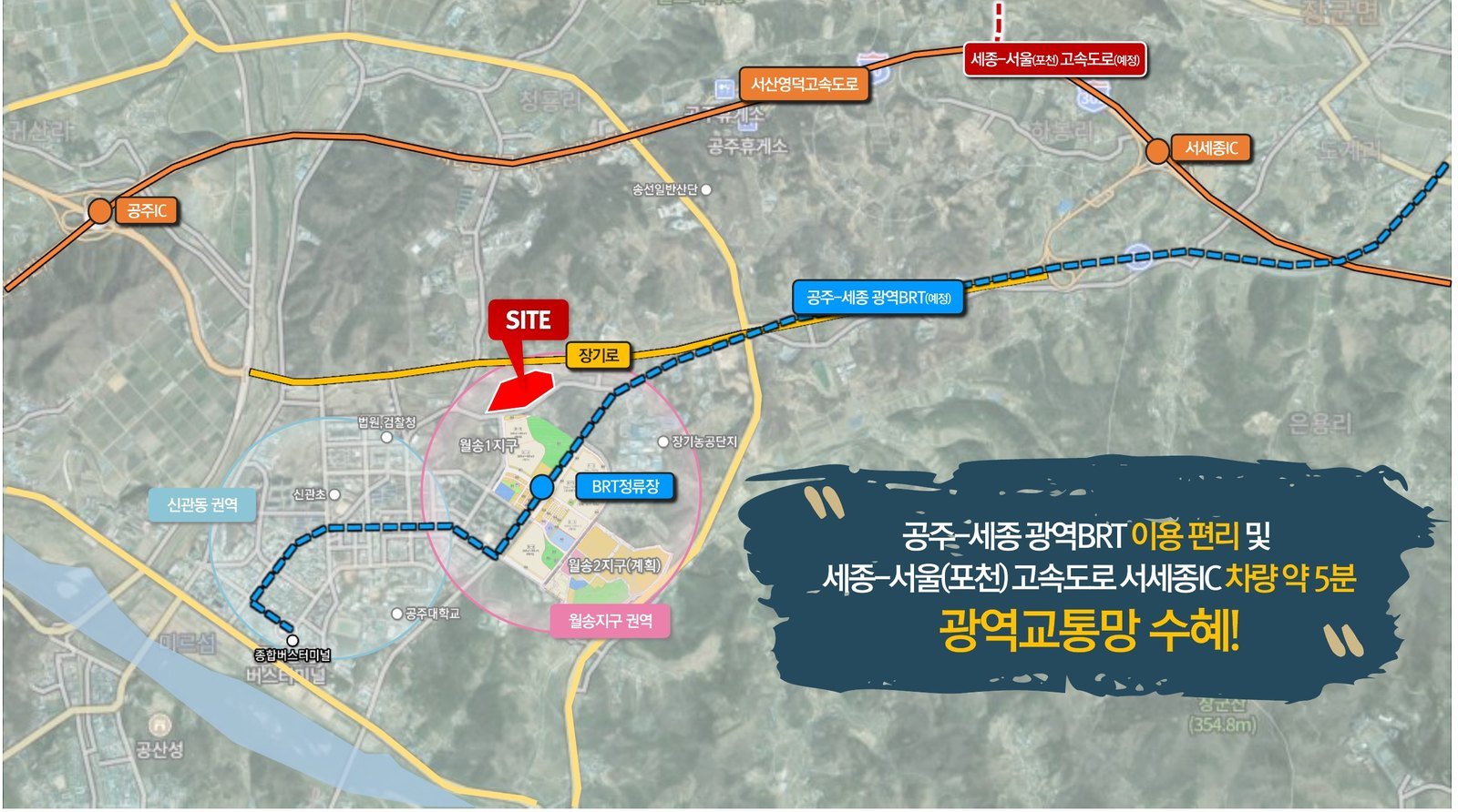 공주~세종 광역BRT · 세종~서울 고속도로